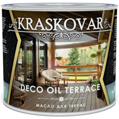 Масло для террас Красковар Deco Oil Terrace 2.2 л вишня