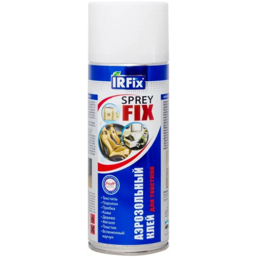 Клей аэрозольный для текстиля Irfix Sprey Fix 400 мл