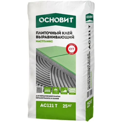 Клей плиточный выравнивающий Основит Мастпликс АС121 Т 25 кг
