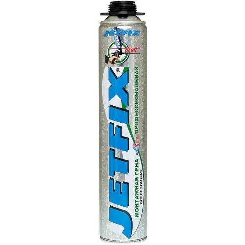 Пена монтажная профессиональная всесезонная Jetfix Green 65 800 мл