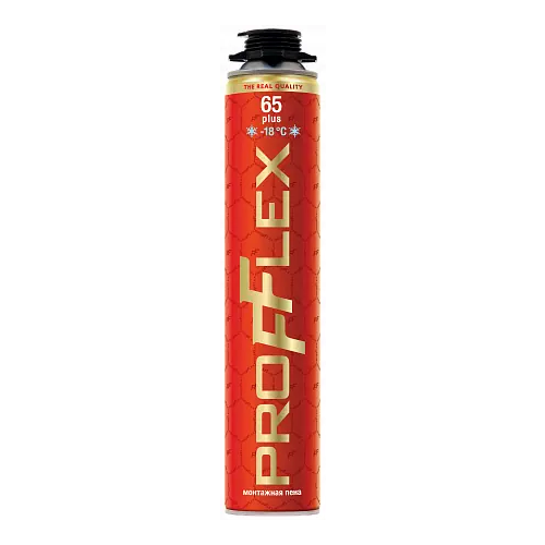 Пена монтажная Profflex Pro Red 65 Plus 850 мл зимняя