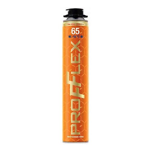 Пена монтажная Profflex Pro Gold 65 850 мл зимняя