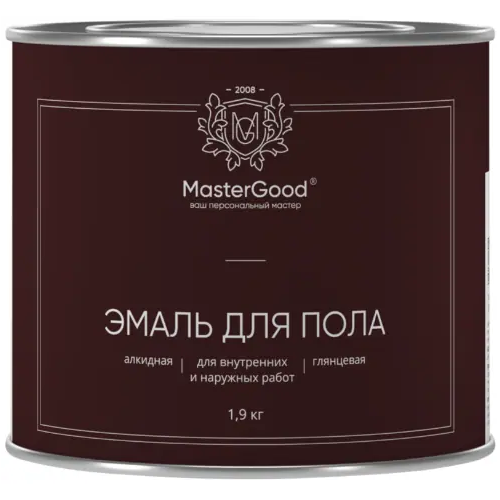 Эмаль для пола Master Good 1.9 кг золотисто коричневая