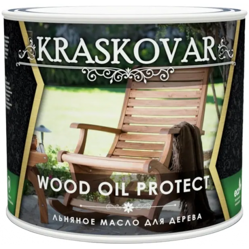 Масло льняное для дерева Красковар Wood Oil Protect 2.2 л