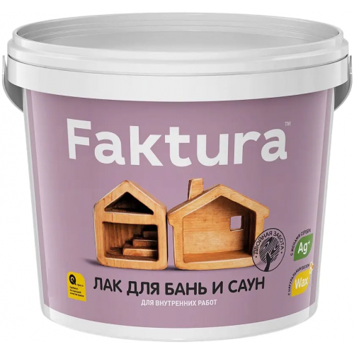 Лак для бань и саун Faktura 1 л