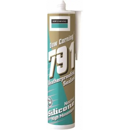 Герметик силиконовый атмосферостойкий Dow Corning Dowsil 791 Weatherproofing Sealant 310 мл серый metal grey