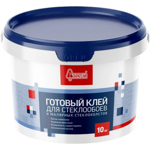 Клей готовый для стеклообоев и малярных стеклохолстов Старатели 10 кг