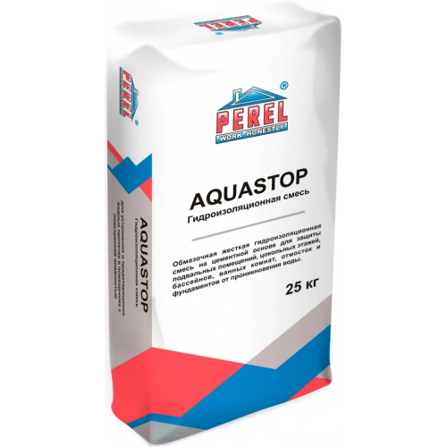 Гидроизоляционная смесь Perel Aquastop 25 кг