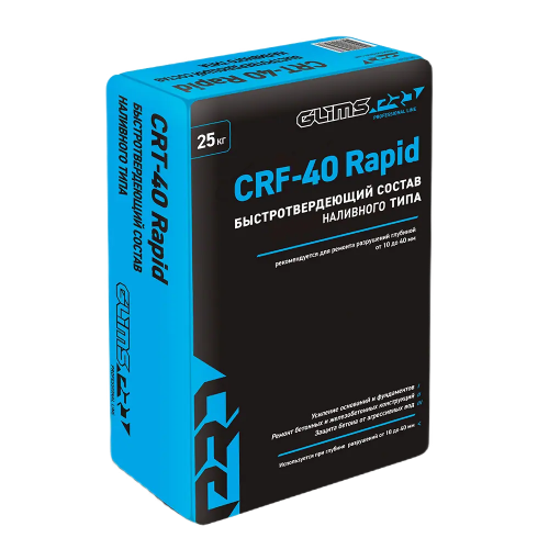 Быстротвердеющий состав наливного типа Глимс Pro CRF 40 Rapid 25 кг