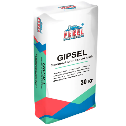Гипсовый монтажный клей Perel Gipsel 30 кг