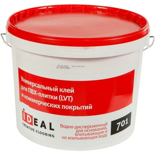 Клей для ПВХ плитки LVT и коммерческих покрытий Ideal Creative Flooring 701 1 кг