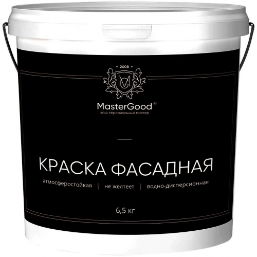 Краска фасадная Master Good 6.5 кг белая