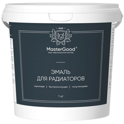 Эмаль для радиаторов Master Good 1 кг белая