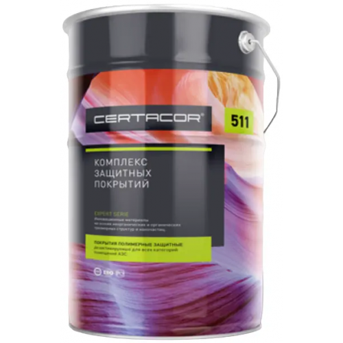 Эмаль радиационностойкая Certa cor 511 25 кг желтая RAL 1012