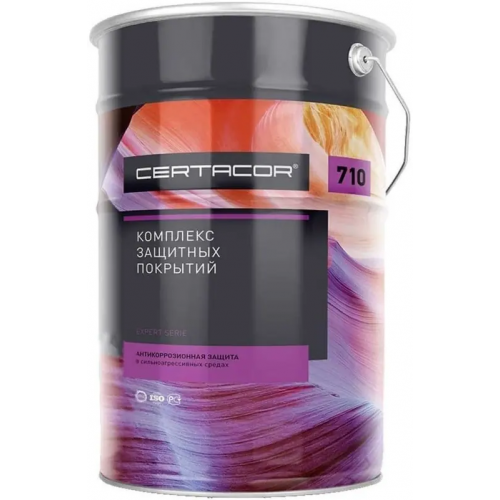Эмаль химстойкая Certa cor 710 25 кг серая