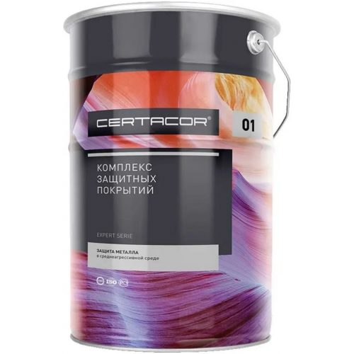 Грунт по металлу Certa cor 01 25 кг красно коричневый
