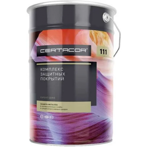 Эмаль для защиты металла Certa cor 111 25 кг синяя