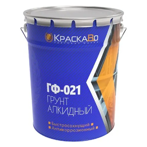 Грунтовка КраскаВо ГФ 021 Стандарт 25 кг черная