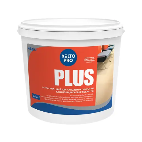 Клей для напольных покрытий Kiilto Pro Plus 4 кг