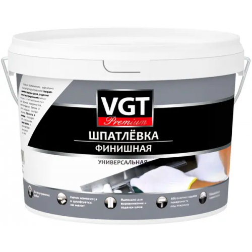 Шпатлевка финишная универсальная ВГТ Premium 1.7 кг