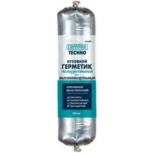 Герметик кузовной полиуретановый высокомодульный Cemmix Techno 300 мл