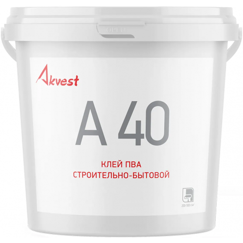 Клей ПВА строительно бытовой Аквест A 40 2.4 кг