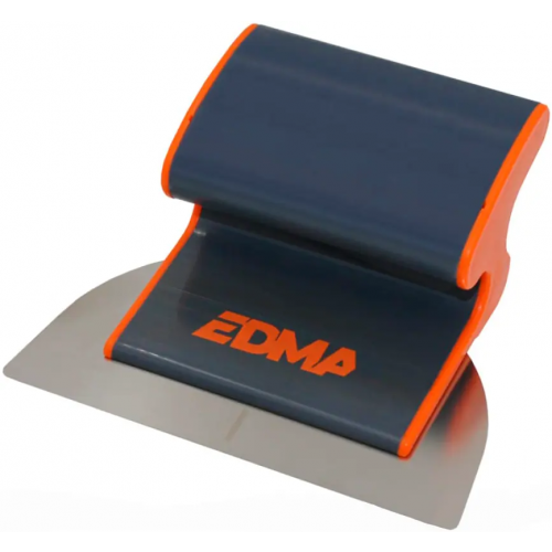 Шпатель Edma blade 150 мм оранжевый, черный толщина 0.5 мм, закругленные края