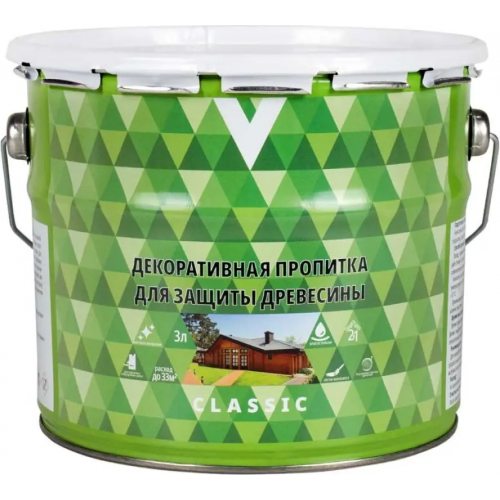 Пропитка декоративная для дерева V Classic 3 л махагон