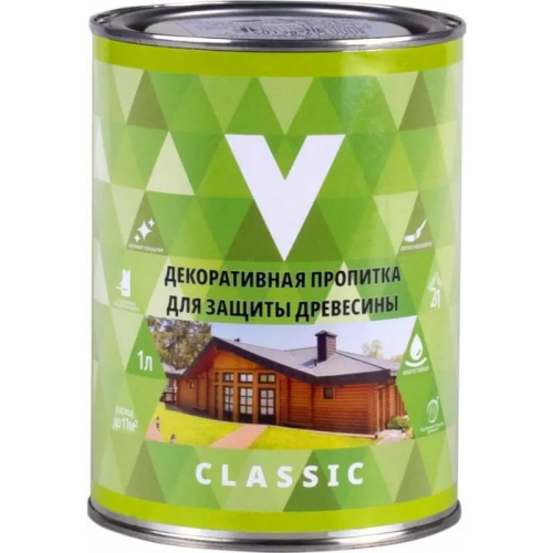 Пропитка декоративная для дерева V Classic 1 л тик