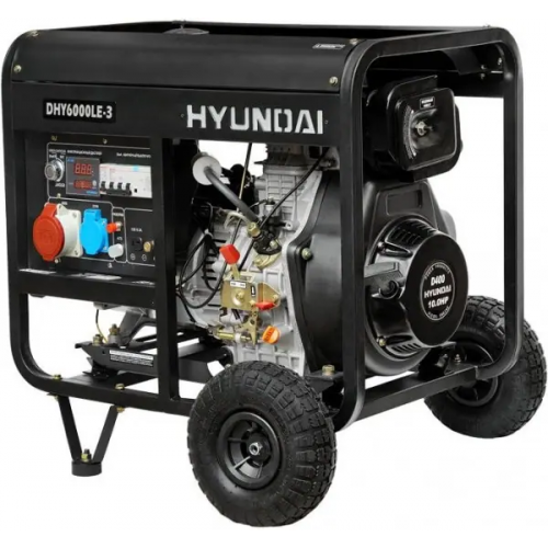 Генератор дизельный Hyundai DHY 6000LE 3 5000/5500 Вт