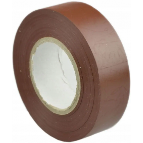 Изолента ПВХ Klebebander 15*20 м коричневая