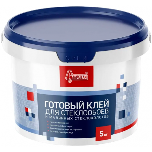 Клей готовый для стеклообоев и малярных стеклохолстов Старатели 5 кг