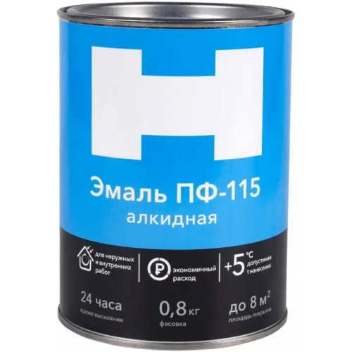 Эмаль алкидная H ПФ 115 800 г зеленая