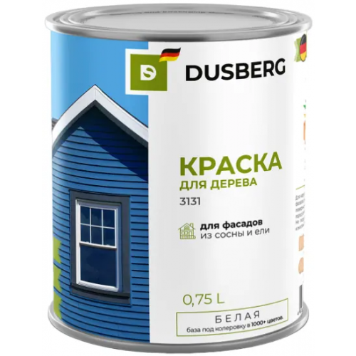 Краска для дерева с антисептиком Dusberg 750 мл №3131