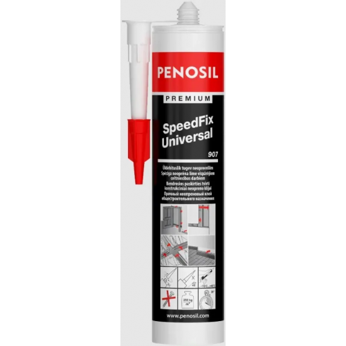 Клей монтажный каучуковый неопреновый Penosil Premium Speedfix Universal 907 280 мл белый