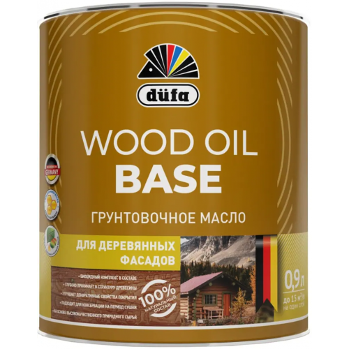 Масло грунтовочное для деревянных фасадов Dufa Wood Oil Base 900 мл
