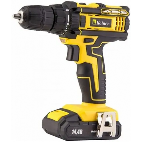 Дрель шуруповерт аккумуляторная Kolner KCD 14.4/2L 14.4 В