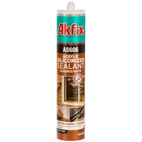 Герметик акриловый силиконизированный Akfix AS606 310 мл