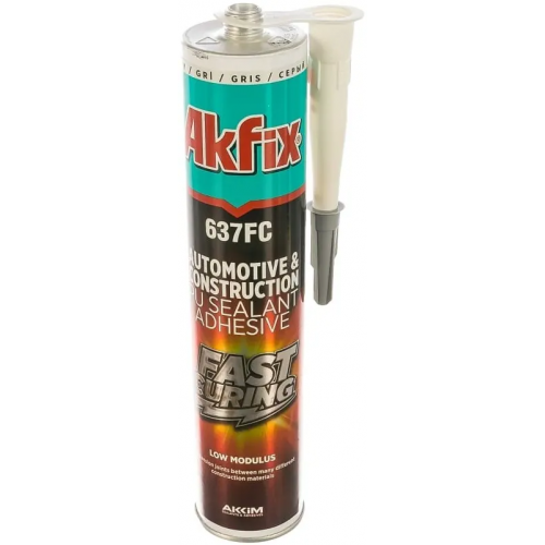 Герметик полиуретановый универсальный Akfix 637FC Fast Curing 310 мл серый