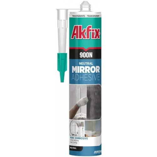 Герметик силиконовый для зеркал нейтральный Akfix 900N 280 мл