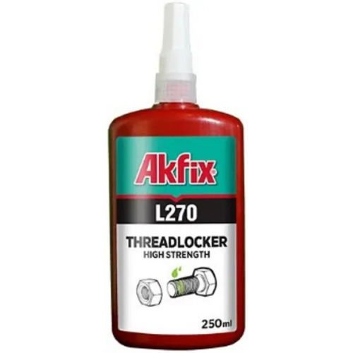 Фиксатор резьбовой высокопрочный анаэробный Akfix L270 Threadlocker 250 мл