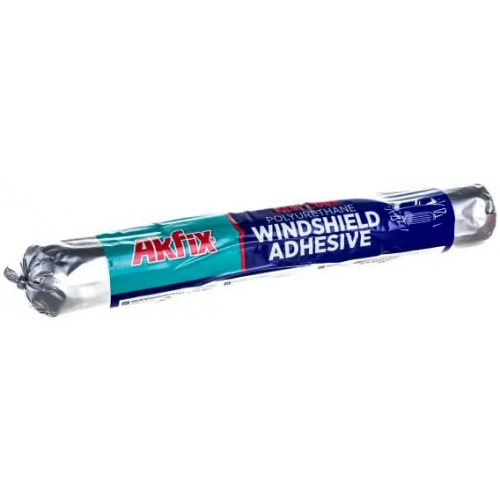 Клей герметик полиуретановый для вклейки автостекол Akfix Pu Windshield Adhesive 600 мл черный