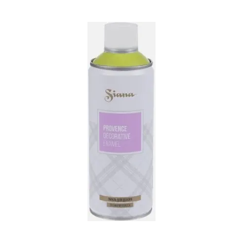 Эмаль аэрозольная высокодекоративная Certa Siana Provence Decorative Enamel 520 мл весенняя зелень