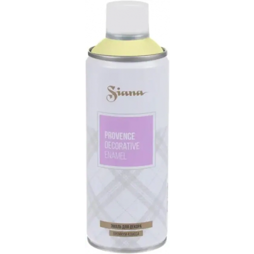 Эмаль аэрозольная высокодекоративная Certa Siana Provence Decorative Enamel 520 мл лимончелло