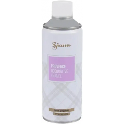 Эмаль аэрозольная высокодекоративная Certa Siana Provence Decorative Enamel 520 мл серый грунт