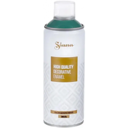Эмаль аэрозольная Certa Siana High Quality Decorative Enamel 520 мл изумрудная зеленая