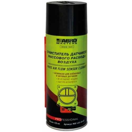 Очиститель датчиков массового расхода воздуха Abro Masters Mass Air Flow Sensor Cleaner 450 мл