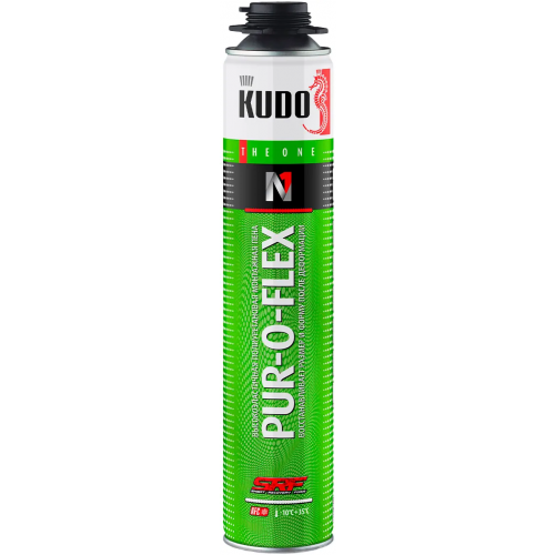 Монтажная пена Kudo Proff Pur O Flex 1 л