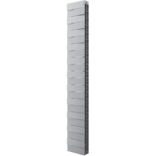 Радиатор биметалл Royal Thermo Pianoforte Tower 200 22 секции серебристый/Silver Satin