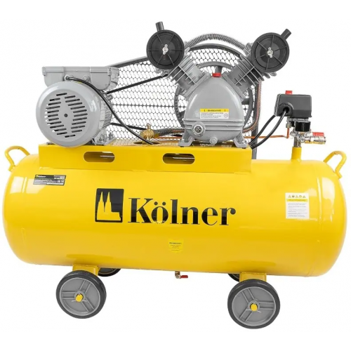 Компрессор масляный коаксиальный Kolner KAC 100/2400 2B 2400 Вт